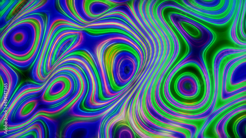 Abstract multi-colored fantasy liquid background