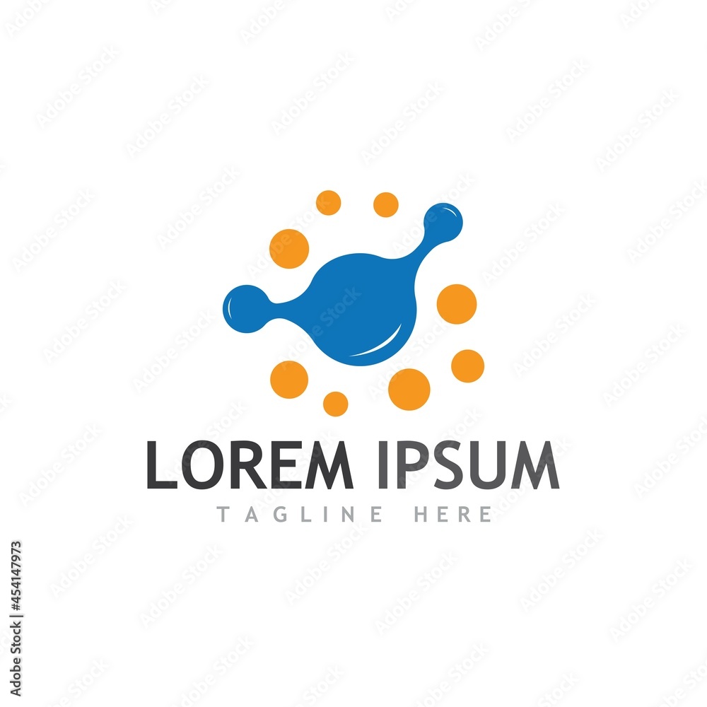 Molecule vector illustration design Molecule vector illustration design