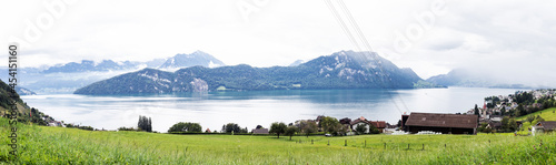 Panorama vom Vierwaldstätter See in der Schweiz