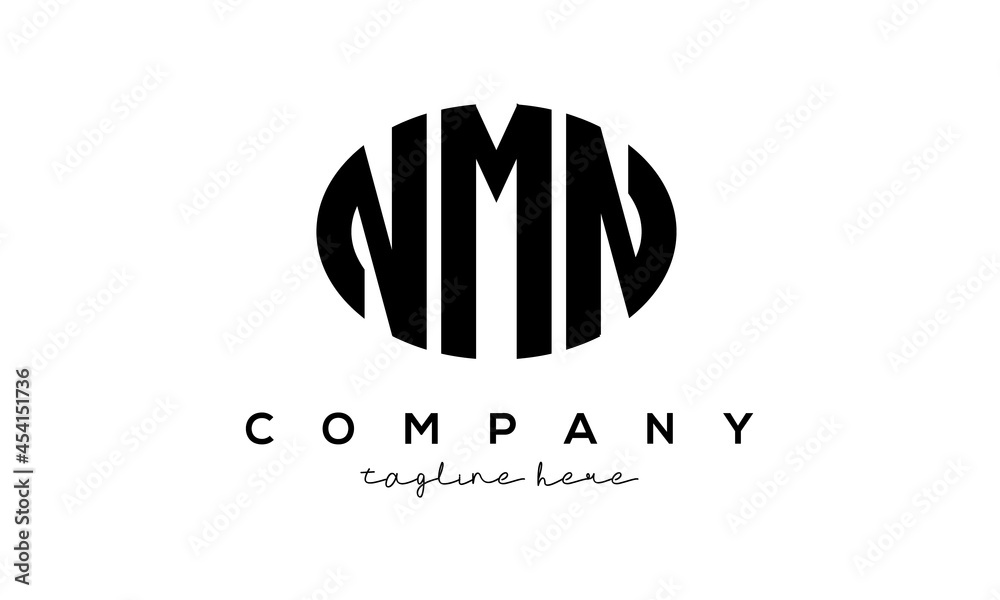 Nmm letter logo creative design with graphic Vector Image