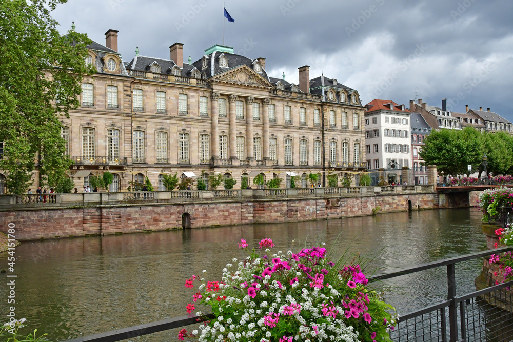 Strasbourg, France - august 28 2021 : the Rohan palace