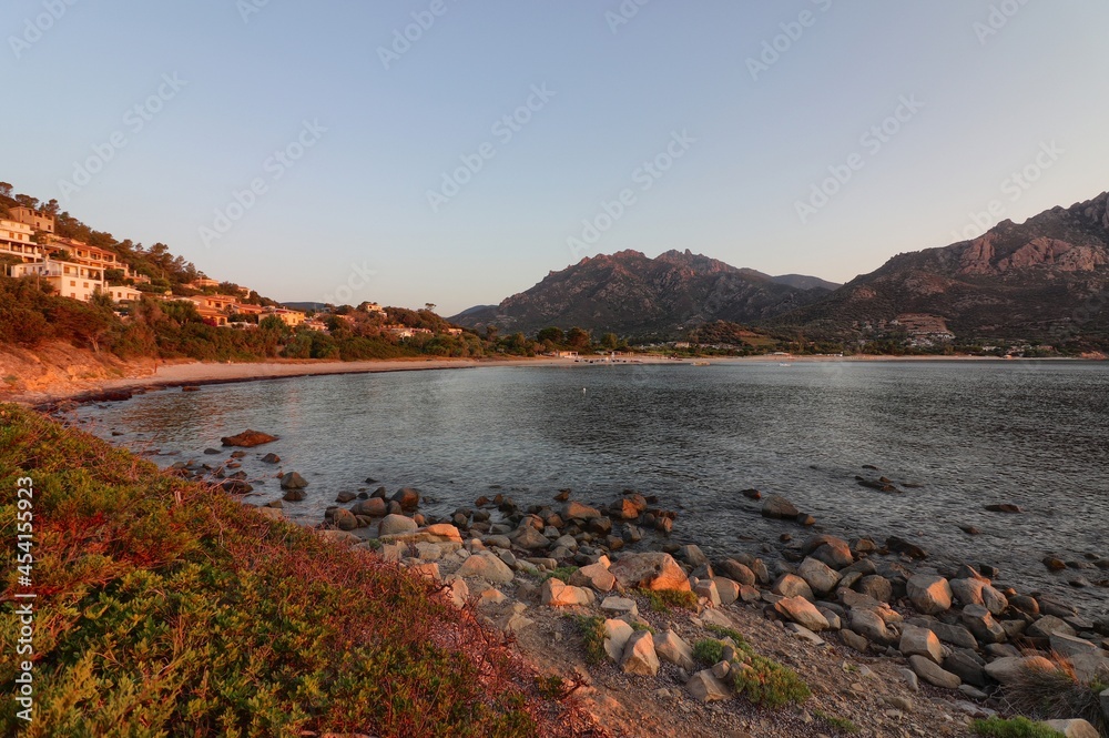 Panoramic view of Foxi Manna beach in Tertenia. Sardinia, Italy Panoramic view of Foxi Manna beach in Tertenia. Sardinia, Italy