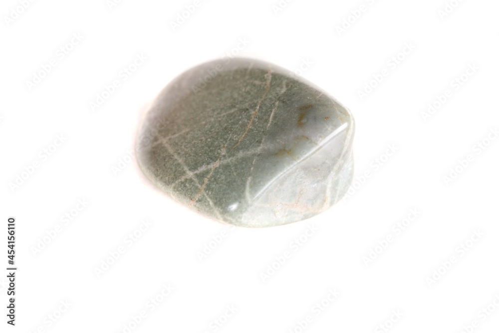 Macro mineral stone jasper on a white background Macro mineral stone jasper on a white background