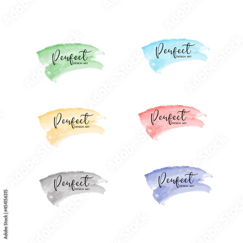 water color swatches design 