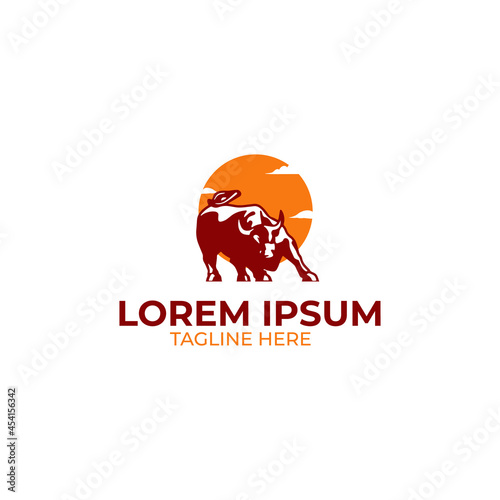 Bull logo design 