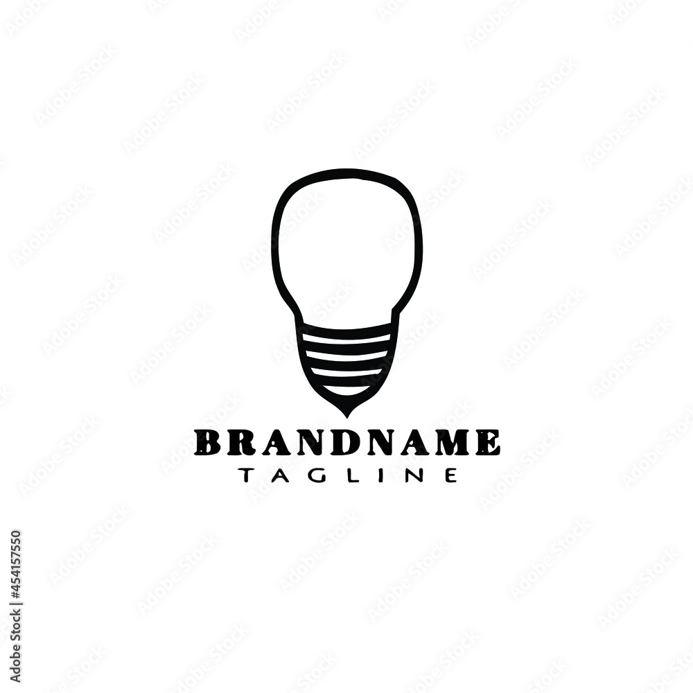 light bulb logo template icon vector illustration light bulb logo template icon vector illustration