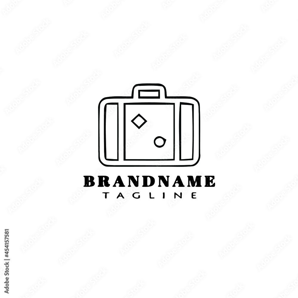 luggage logo icon design template mode vector luggage logo icon design template mode vector