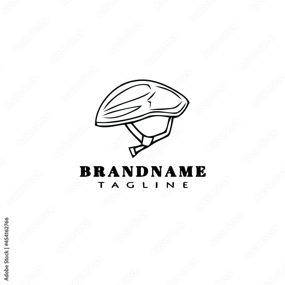 bicycle helmet logo icon design template vector bicycle helmet logo icon design template vector