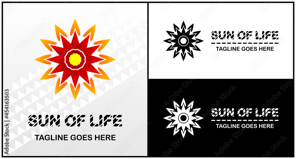 Vector design elements for your company logo, logo for groups or individuals, fire ray sun logo, modern, simple and minimalist logotype, matches the logo you want Vector design elements for your company logo, logo for groups or individuals, fire ray sun logo, modern, simple and minimalist logotype, matches the logo you want