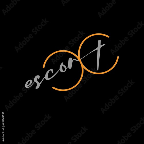 Vector logo design template for business. Smart and abstract Escort concept.