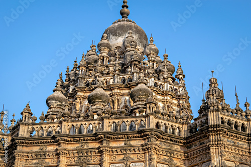 Top dome of Mahabat Maqbara Palace, in Junagadh, India. photo