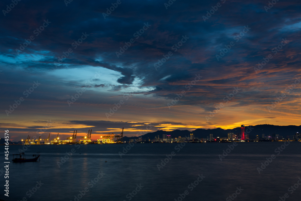 Sunset at Penang Island