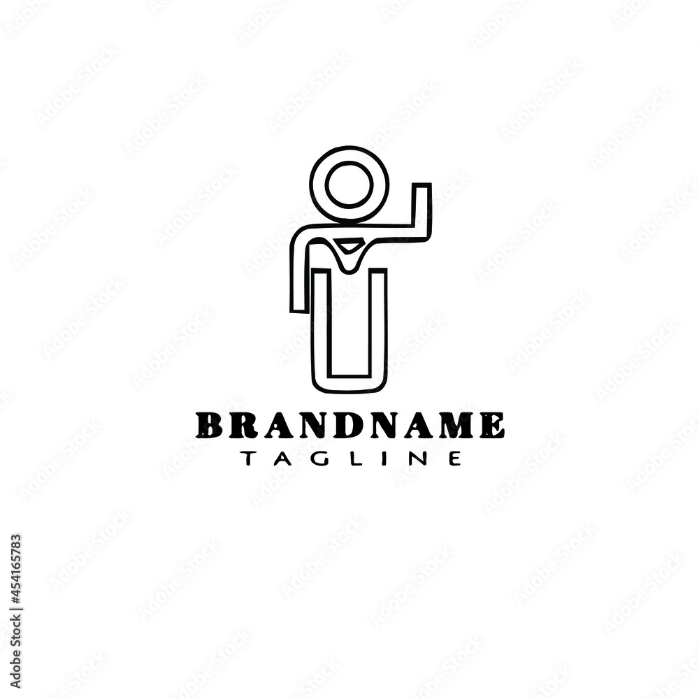 businessman raise hands logo icon design template vector illustration businessman raise hands logo icon design template vector illustration