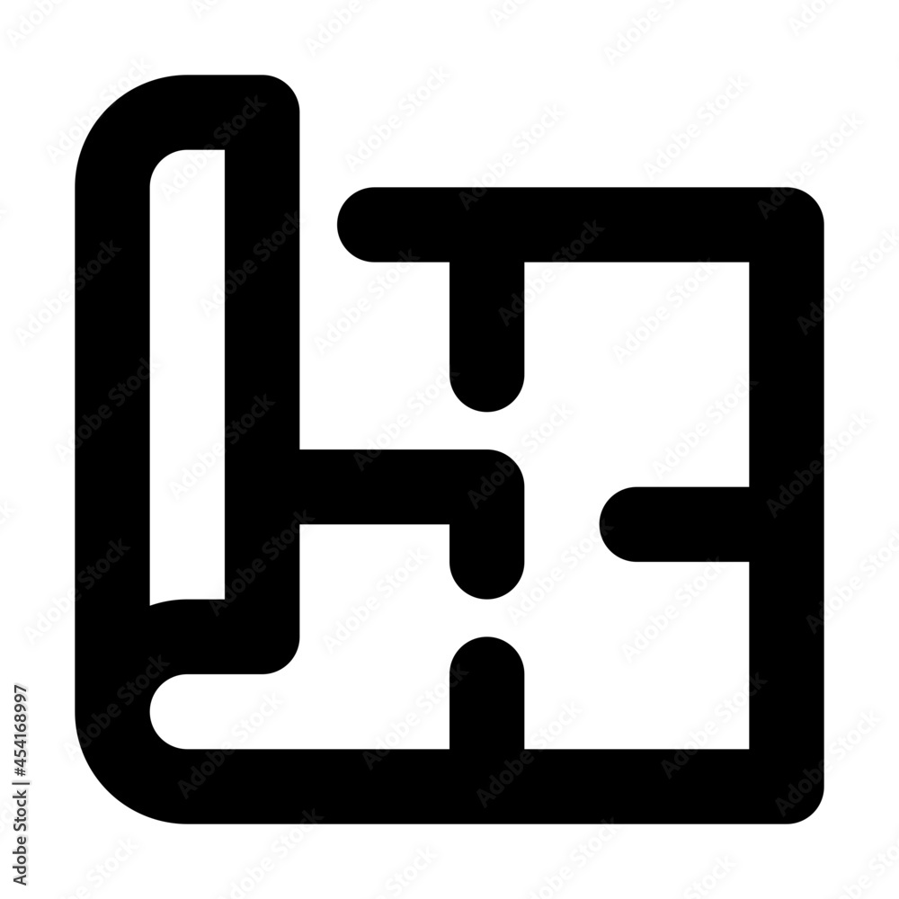 Home Plan icon illustration Home Plan icon illustration