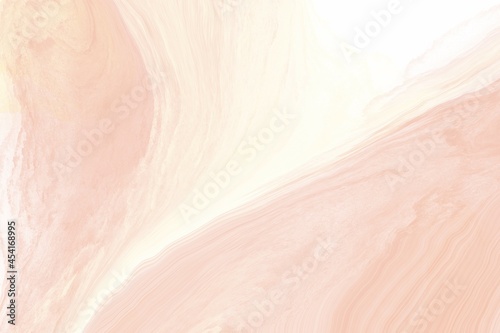Abstract background of liquid paint peachy fluid art