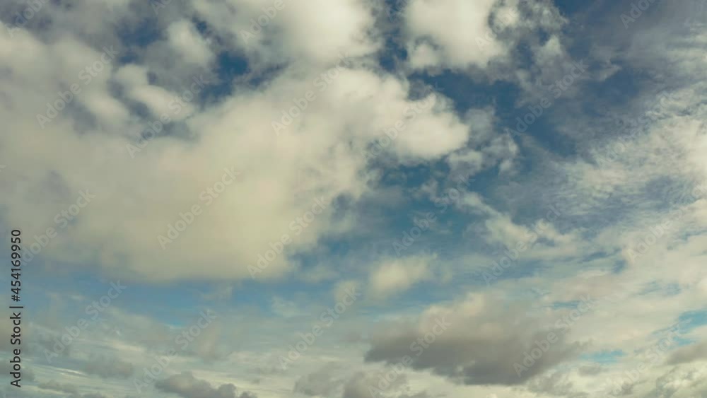 Blue sky with clouds, cloudy landscape, aerial view. Summer and travel vacation concept. Blue sky with clouds, cloudy landscape, aerial view. Summer and travel vacation concept.