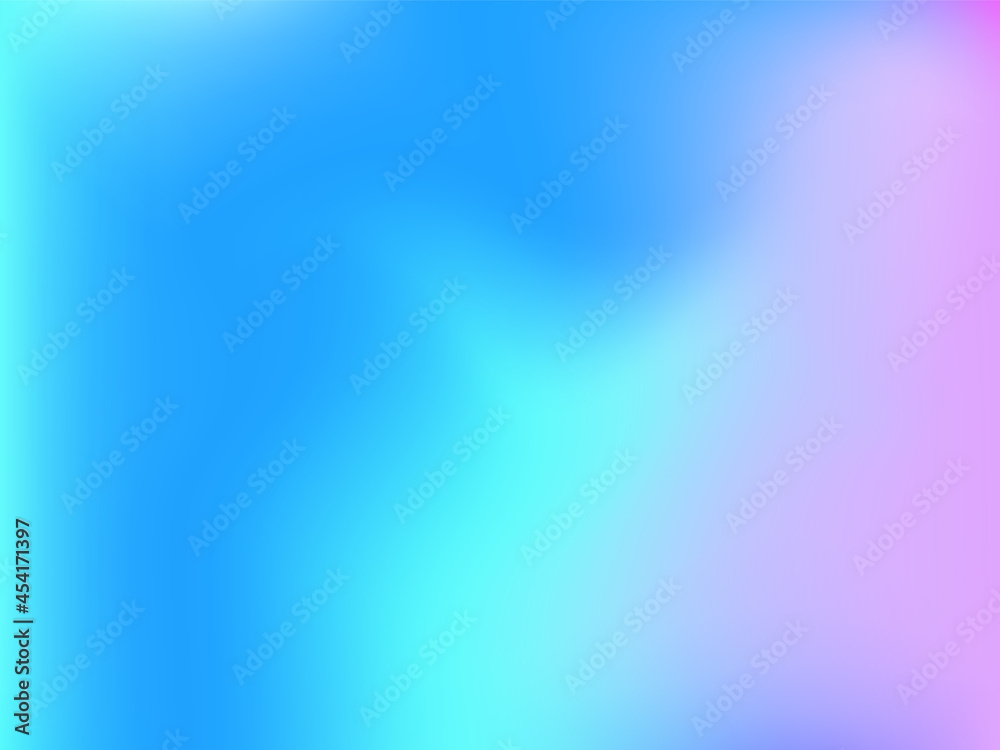 Fototapeta premium Fashionable ad vector. Intensive gradient of holographic spectrum for printed products, covers.