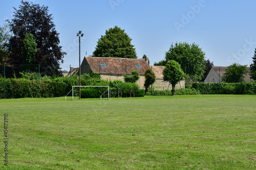 Villiers le Mahieux  France - july 20 2021 : picturesque village © PackShot