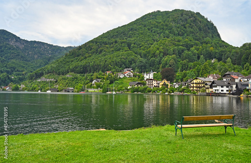 Traunkirchen on Lake Traun Traunsee in Upper Austria
