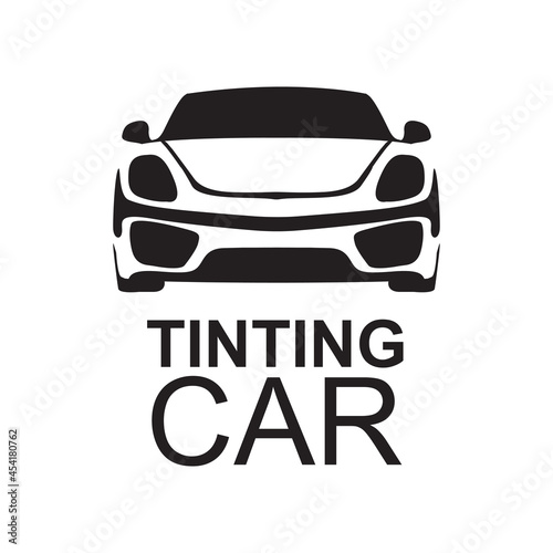 Vector logo of the car tinting service