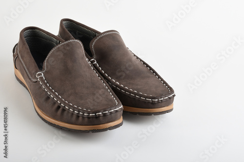 Man shoes on the white background