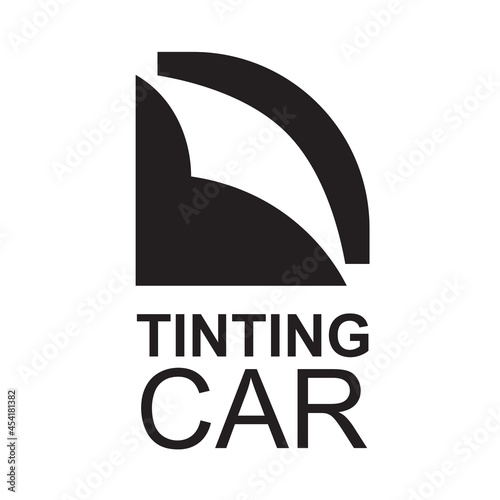 Vector logo of the car tinting service