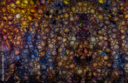 background image with 3d color spheres, illustration design © Roberto Sorin