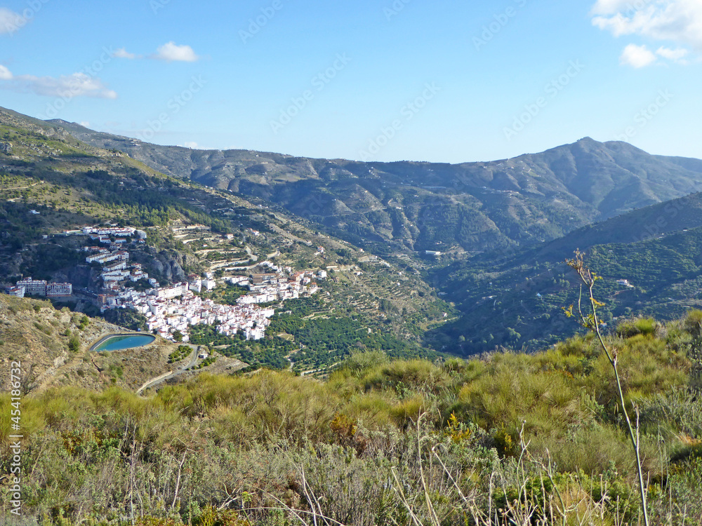 Otivar village in the mountains of Andalucia, Spain	