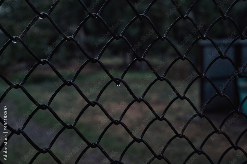 Naklejka premium wire fence