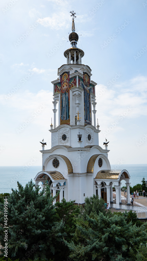 Temple-lighthouse of St. Nicholas the Wonderworker in the village of Malorechenskoye