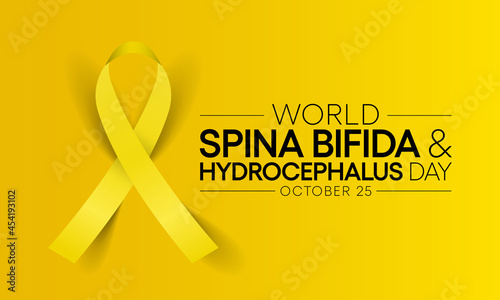 Obraz na plátně World Spina Bifida and Hydrocephalus Day is observed every year on October 25, is a condition that affects the spine and is usually apparent at birth