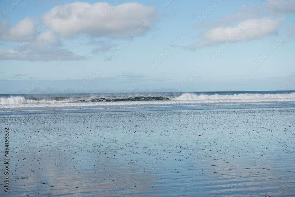 Obraz premium Welle Island