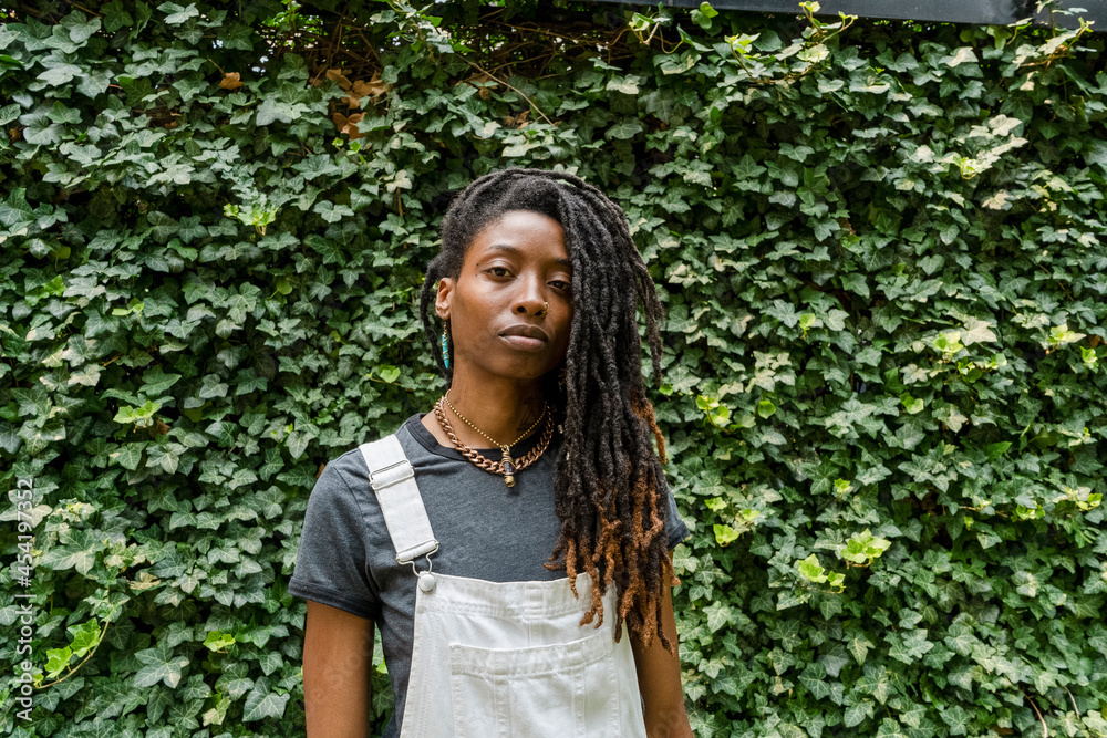 Portrait of stylish young woman outdoors Portrait of stylish young woman outdoors
