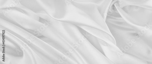 White silk fabric lines textured background