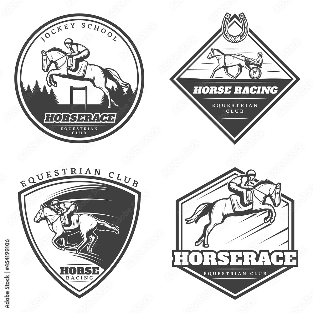 horse Vintage Emblems Collection