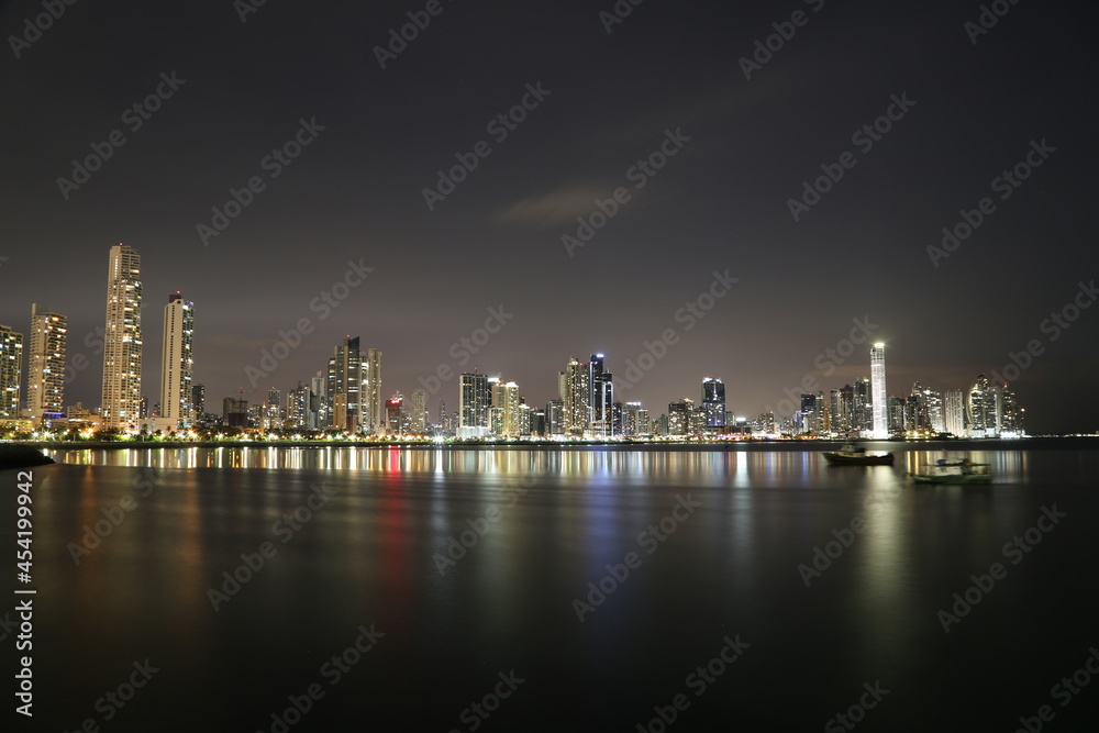 Vista de los edificios en la ciudad de Panamá