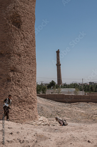 Musalla Minarets of Herat, Afghanistan photo