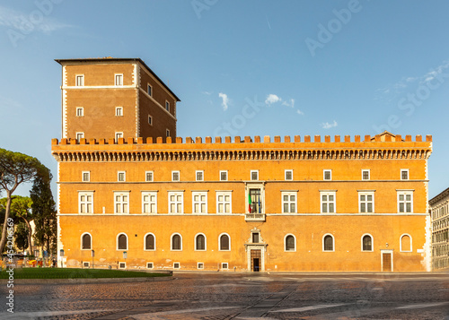 View to Palazzo Bonaparte in Rome, Italy