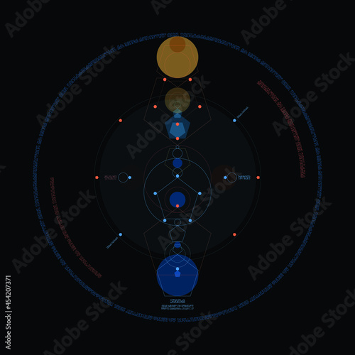 Circular Ancient HUD and UI interface