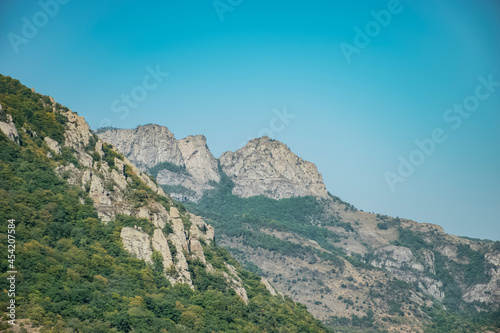mountain landscape with blue sky © vardan