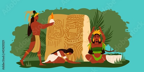 Maya Flat Illustration