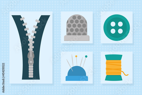 sewing icon set