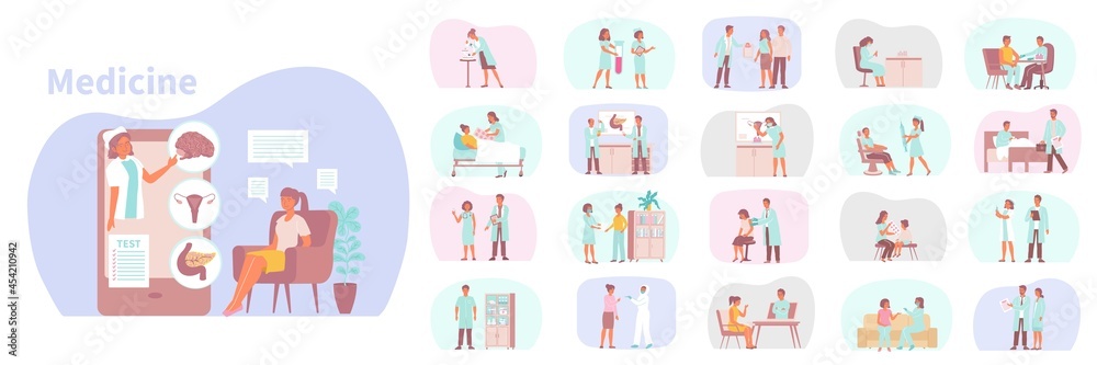 Medicine Flat Compositions Set Medicine Flat Compositions Set