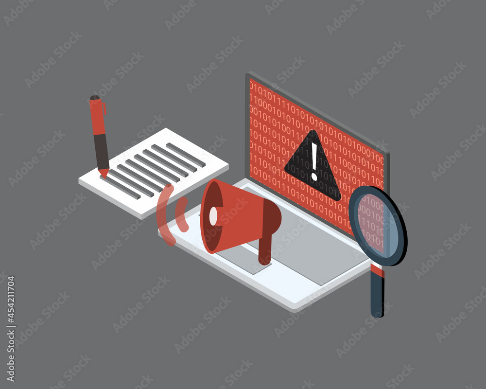 Obraz premium IT incident report is documentation of an event that has disrupted the normal operation of some IT system