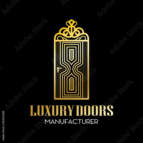 Luxury door manufacturer logo design.