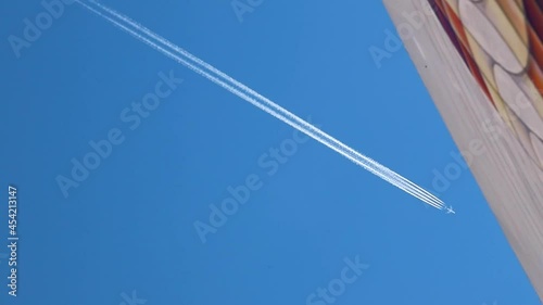 airplane in the sky