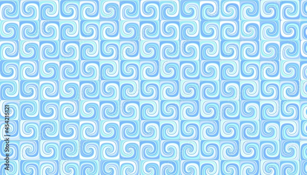 Abstract digital fractal pattern. Abstract ornamental texture of spirals.