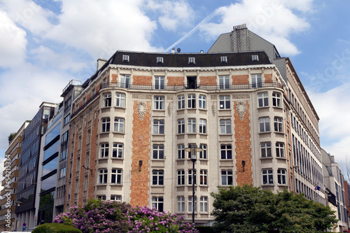 European apartment building in Brussels