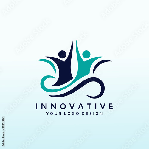 educate public officials vector logo design template