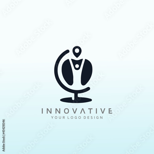 educate public officials vector logo design template